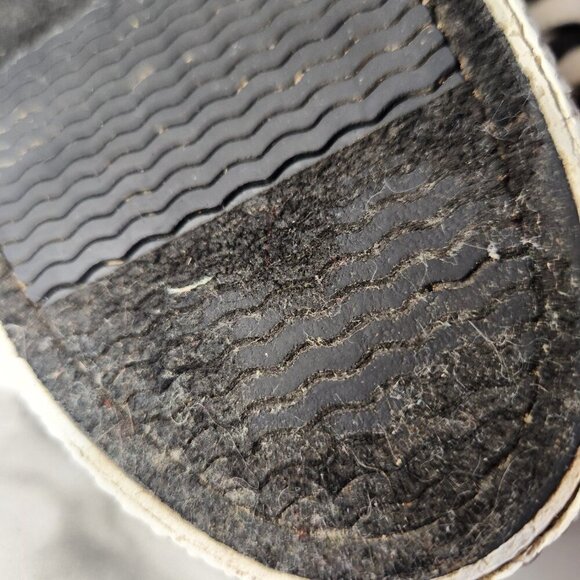 AIR WALK WOMENS WHITE & DENIM BLACK FLAT SNEAKERS SIZE 8 LOAFERS - Picture 9 of 12